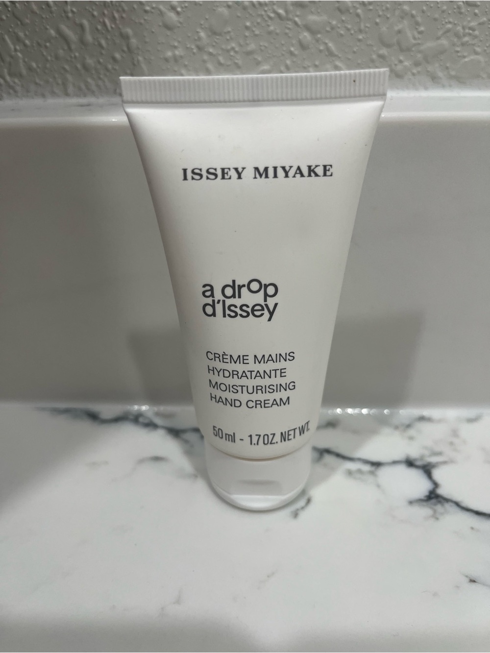 Issey Miyake White Moisturising Hand Cream Tube